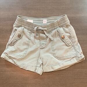 GAP Kids Utility Pull-Up Army Green Shorts